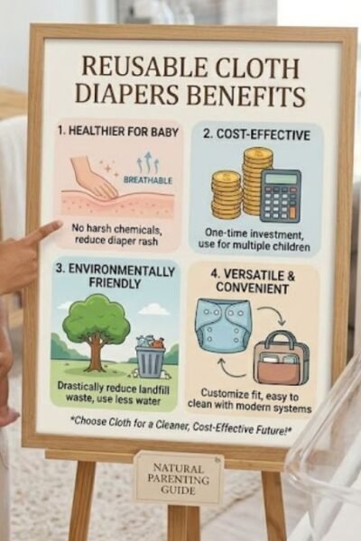 Reusable Cloth Diapers Benefits